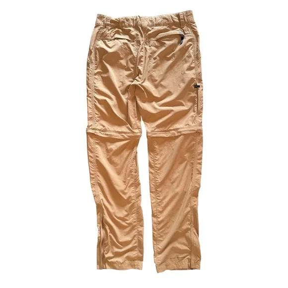 Columbia Womens Convertible Hiking Pants Tan Sz 8 Regular Omni-Shade Active Fit - Picture 2 of 11